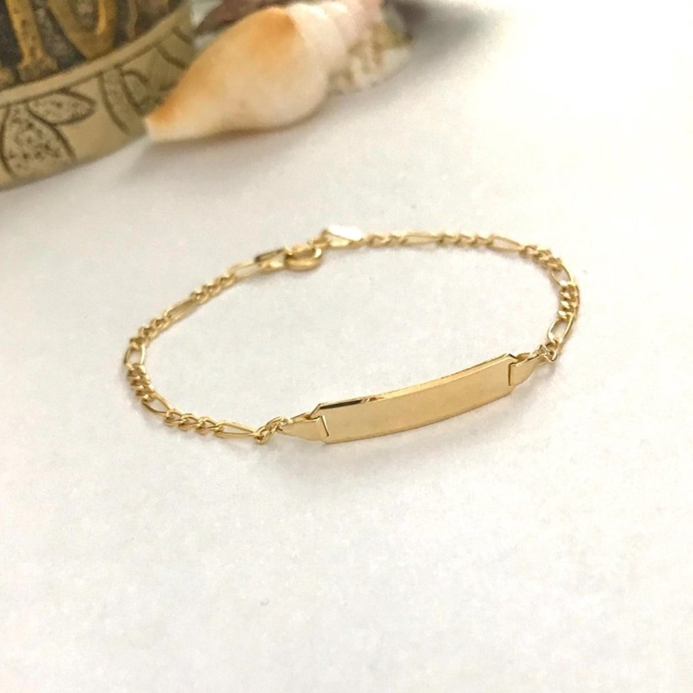 New 14k Gold children’s ID bracelet